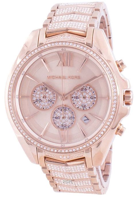 michael kors white diamond watch.